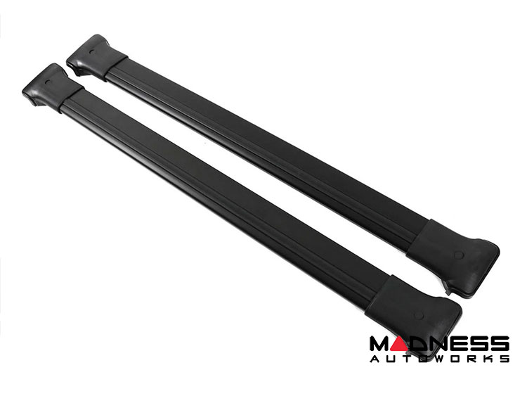 Jeep Renegade Roof Rack Cross Bars - for models w/ factory roof rails - Black - Fly Bar